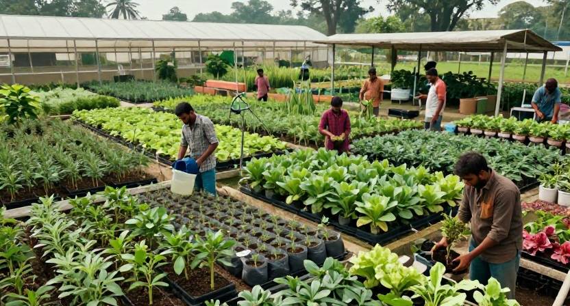 নার্সারি ব্যবসা ও চারা উৎপাদন