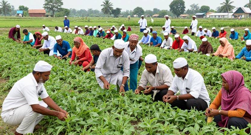 কৃষি প্রশিক্ষণ কর্মসূচিতে ব্যাপক সাড়া, কৃষকরা আধুনিক চাষাবাদ শিখছে
