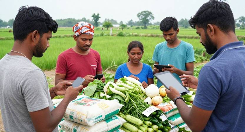 ডিজিটাল বিপণনে কৃষি পণ্যের ন্যায্যমূল্য, কৃষক ও ক্রেতা উভয়ই লাভবান