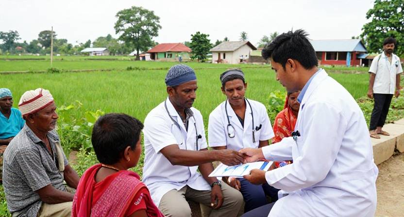 কৃষকদের জন্য স্বাস্থ্য সেবা নিশ্চিতে উদ্যোগ, পেশাগত স্বাস্থ্যবীমার দাবি