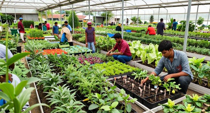 নার্সারি ব্যবসায় সাফল্য, চারা উৎপাদন করে স্বাবলম্বী হচ্ছেন কৃষকরা