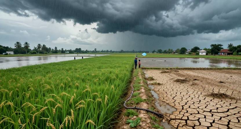 জলবায়ু ঝুঁকি ও ফসল ক্ষতি