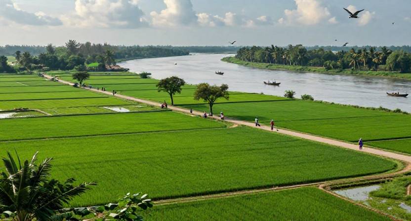 কৃষি দৃশ্য ও প্রকৃতি