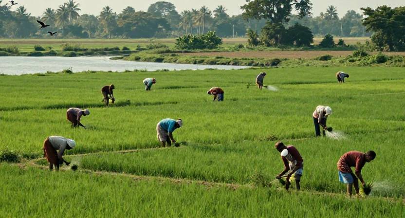 প্রকৃতির কোলে কৃষি
