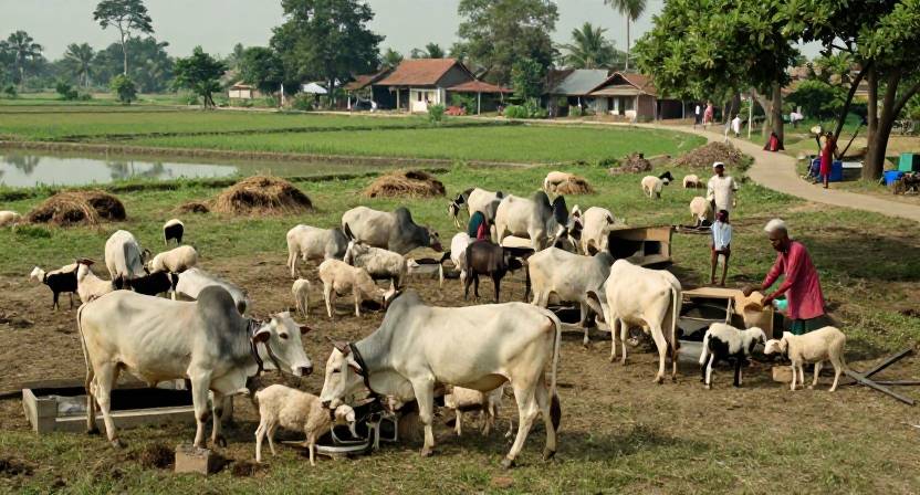 গবাদি পশুর ছবি