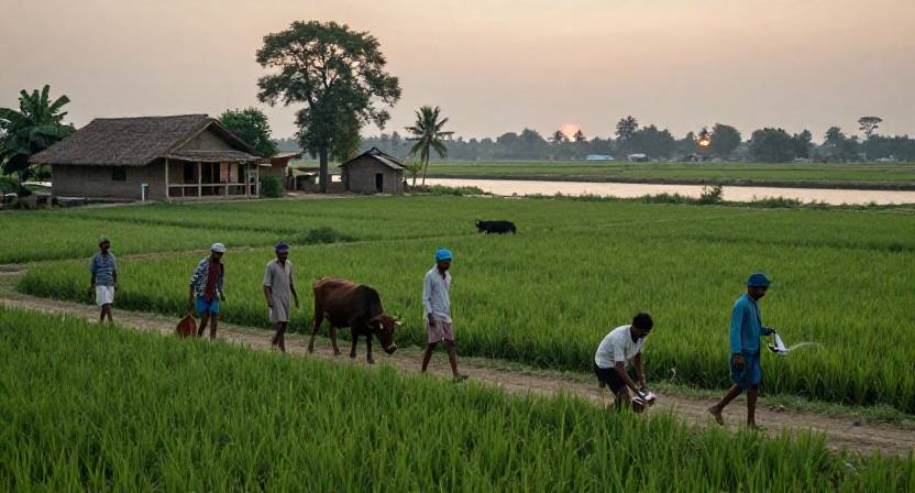 কৃষকের দৈনন্দিন জীবন