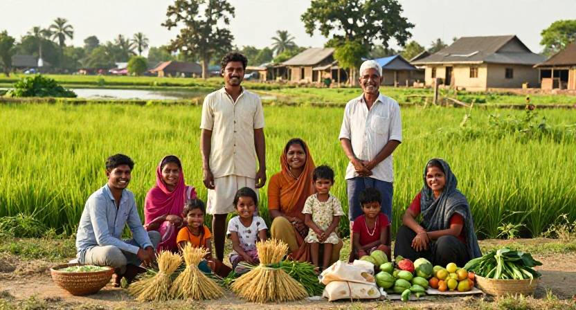 ধানের বাম্পার ফলন, কৃষকের মুখে হাসি