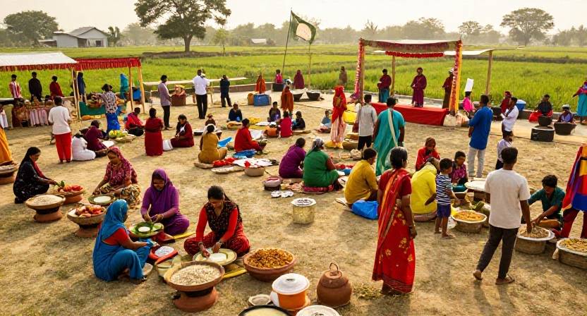 কৃষক ও কৃষি উদযাপন - কৃষকের হাসি ও কৃষি উৎসব