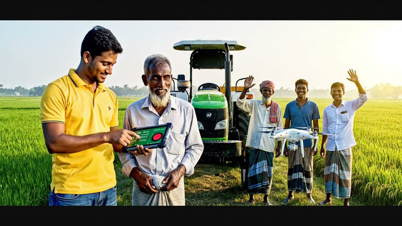 কৃষি প্রযুক্তির ভিডিও রিভিউ - ট্রাক্টর, ড্রোন, সেচ যন্ত্র ও স্মার্ট ফার্মিং প্রযুক্তি
